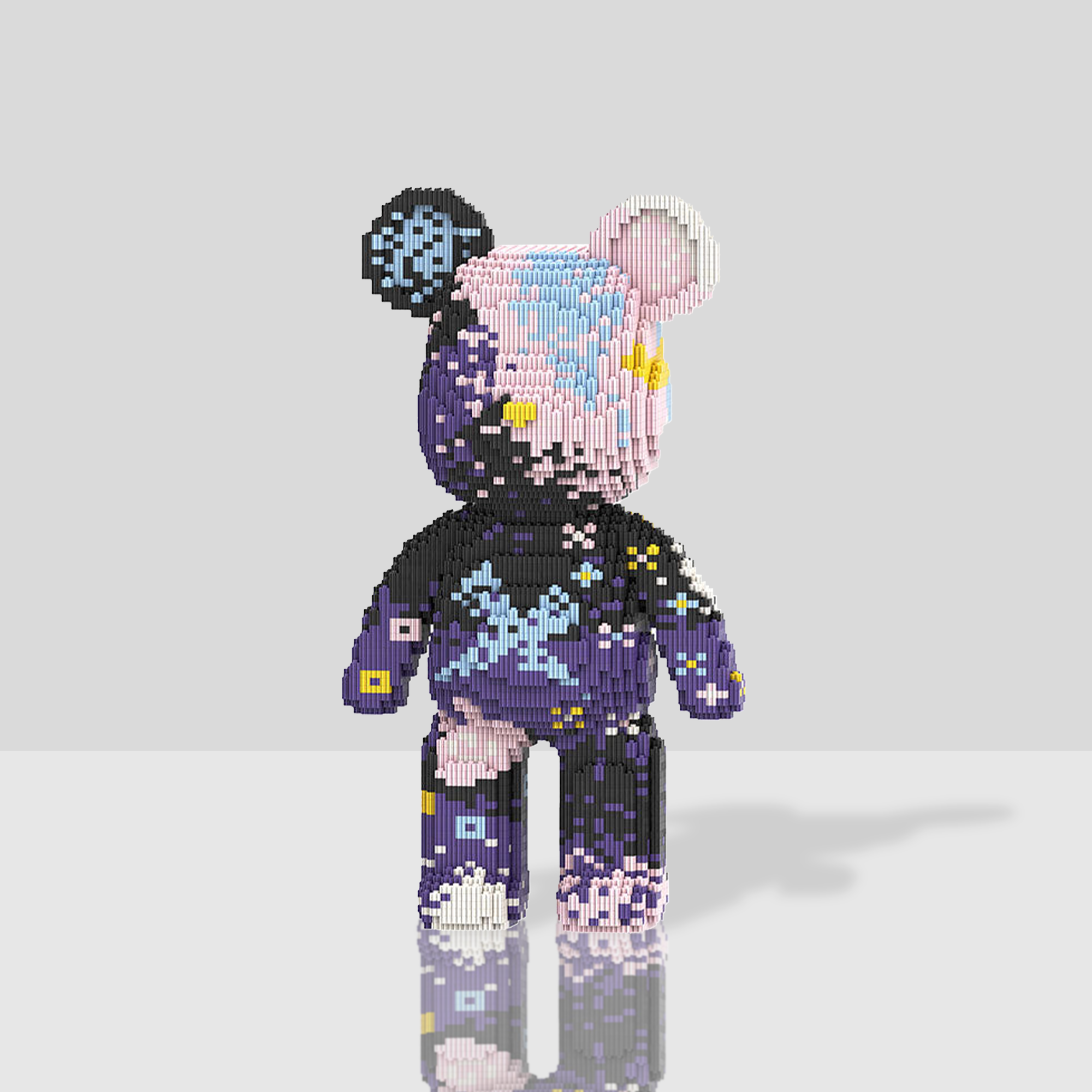 Purple Graffiti Bear