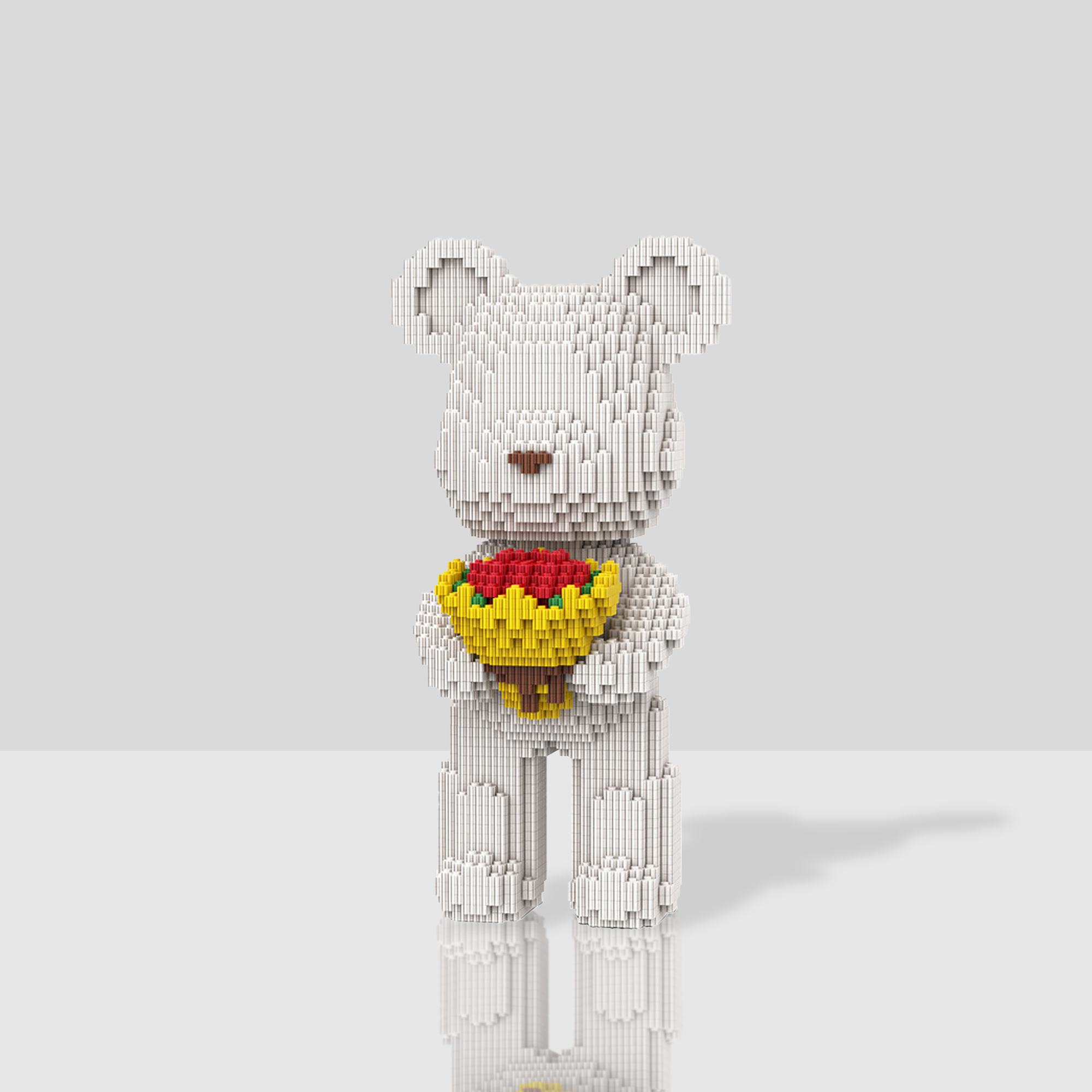 White Flower Mini Bear