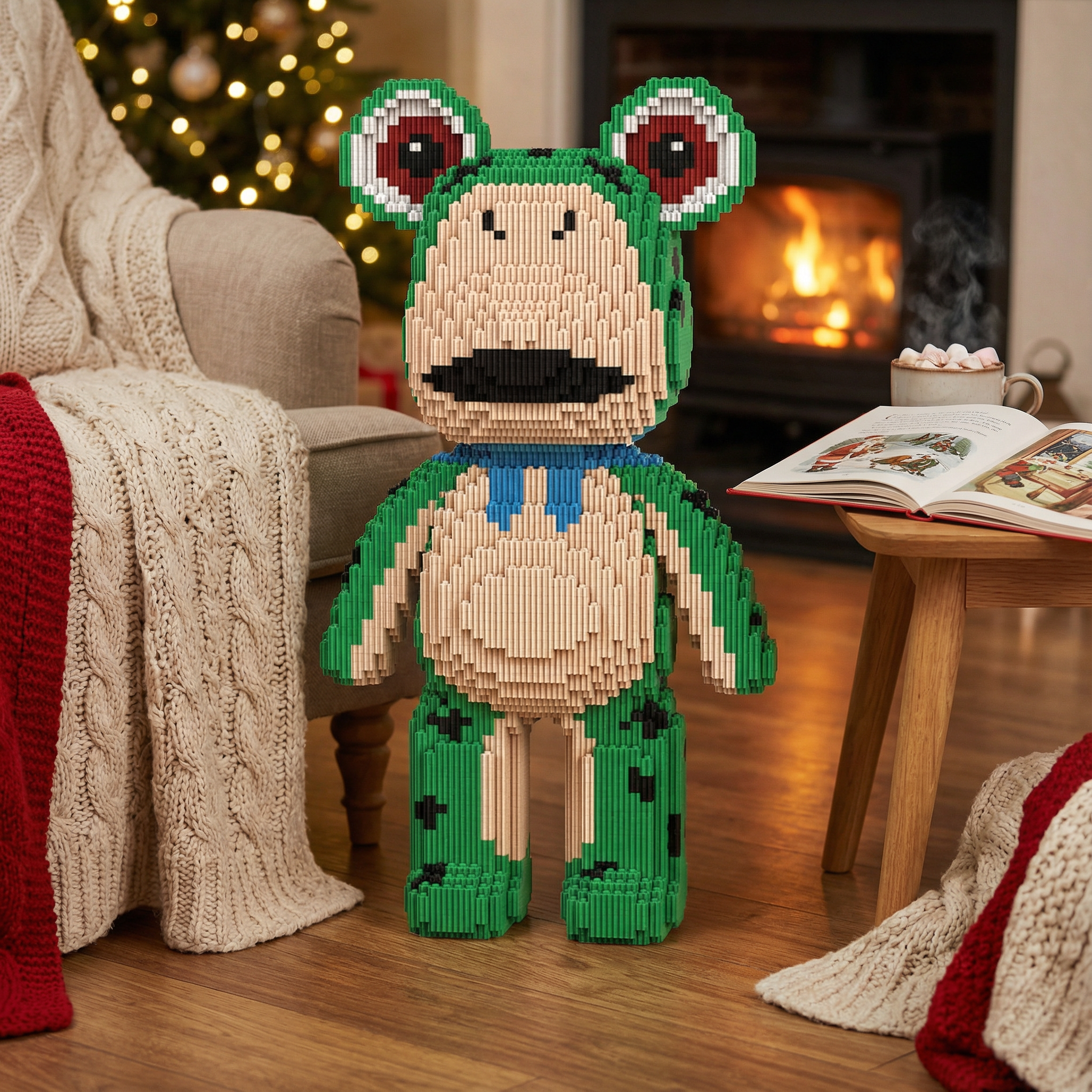 Ours en briques géant : est-ce fait pour les enfants