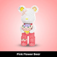 Pink Flower Mini Bear