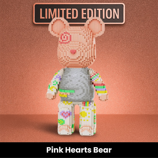 Pink Hearts Bear